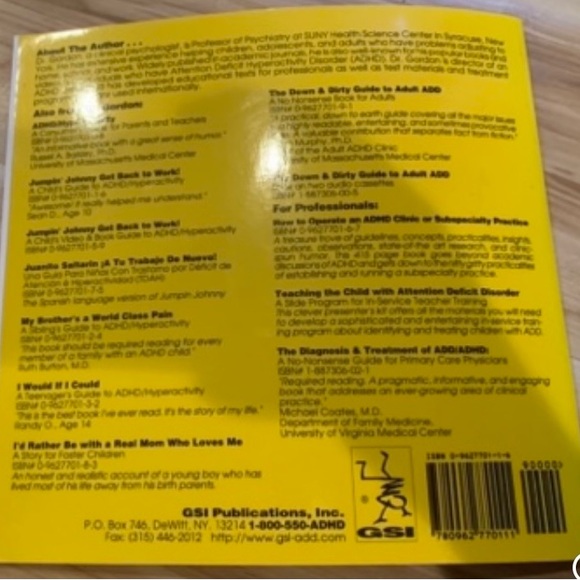 Jumpin Johnny get back to work! A child’s guide to ADHD/Hyperactivity BOOK! - Picture 9 of 12